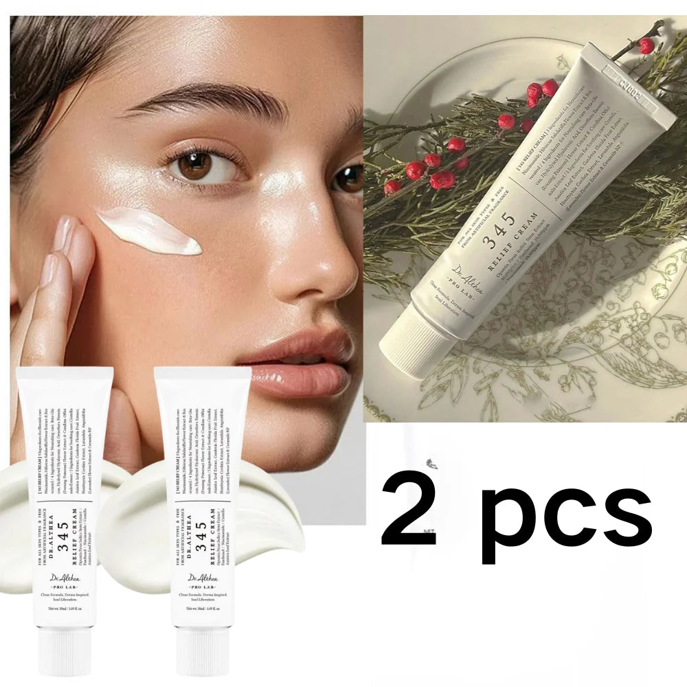 345 Relief Cream Korean Dr.Althea Antioxidant Relief Cream  Soothing Hydrating Repair Clean Acne For Oily Skin Care