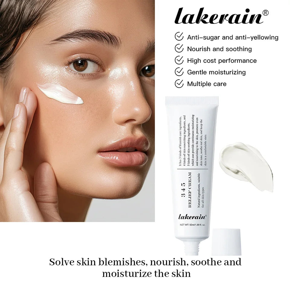 345 Relief Cream Moisturizing Blemishes Nourish The Skin And Provide Soothing Care Resulting In A Well-Rounded Skincare Solution