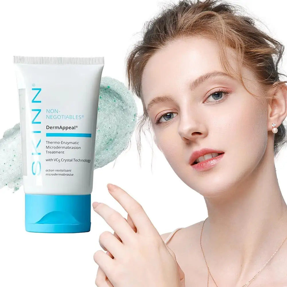 Skinn Facial Exfoliating Scrub Deep Cleansing Pores Shrinking Smooth Brighten Dullness Fade Dark Spots Scrub Facial Skincare