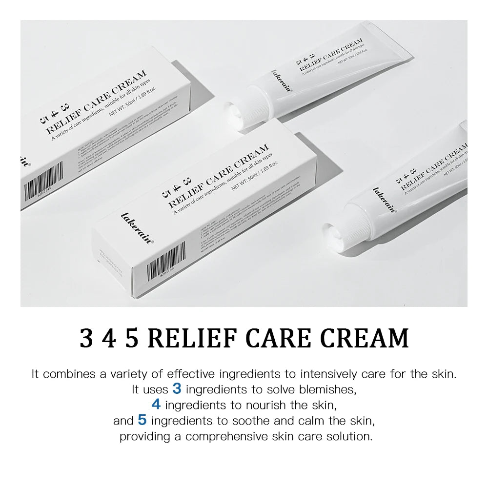 3 4 5 Relief Cream Address Blemishes Nourish The Skin And Provide Soothing Care Face Lifting Beauty Moisturizer Korean Cosmetics