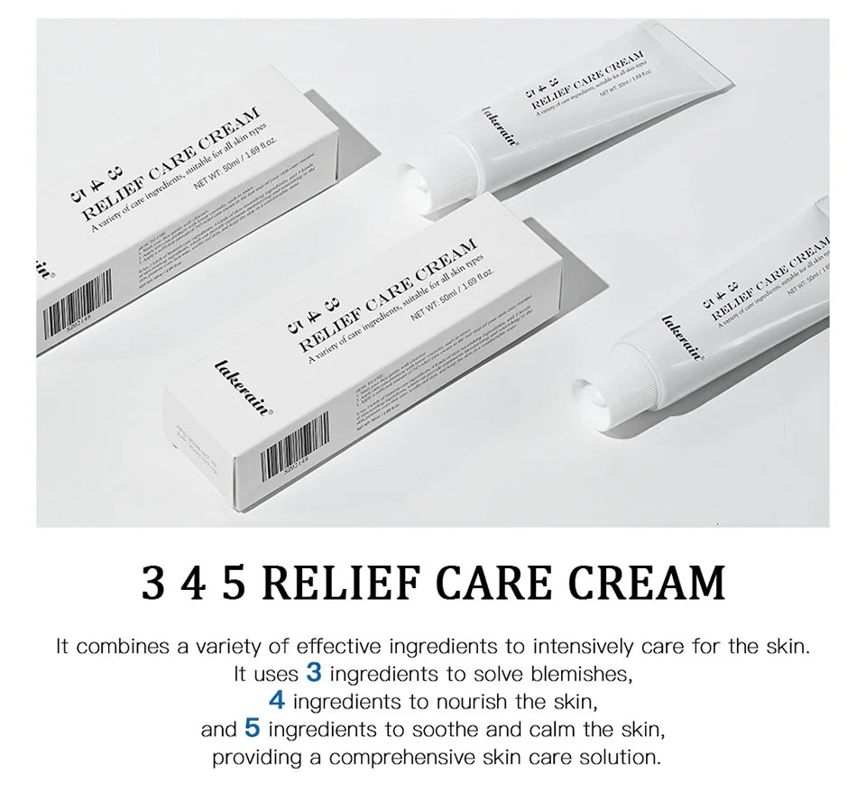 3 4 5 Relief Cream Address Blemishes Nourish The Skin And Provide Soothing Care Face Lifting Beauty Moisturizer Korean Cosmetics