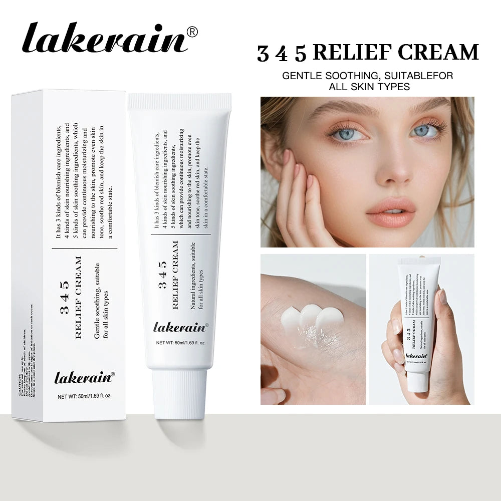 3 4 5 Relief Cream Address Blemishes Nourish The Skin And Provide Soothing Care Face Lifting Beauty Moisturizer Korean Cosmetics