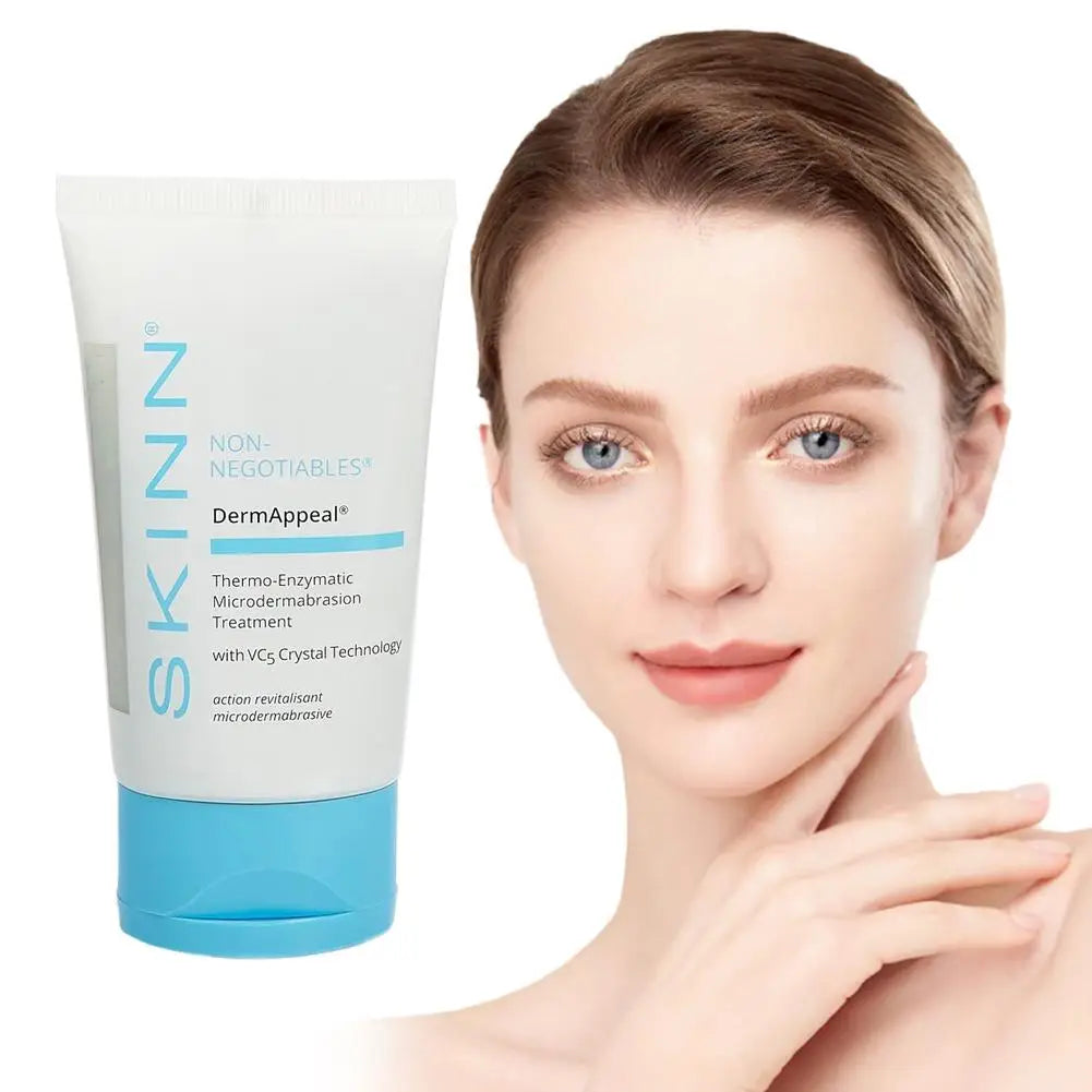 Skinn Facial Exfoliating Scrub Deep Cleansing Pores Shrinking Smooth Brighten Dullness Fade Dark Spots Scrub Facial Skincare