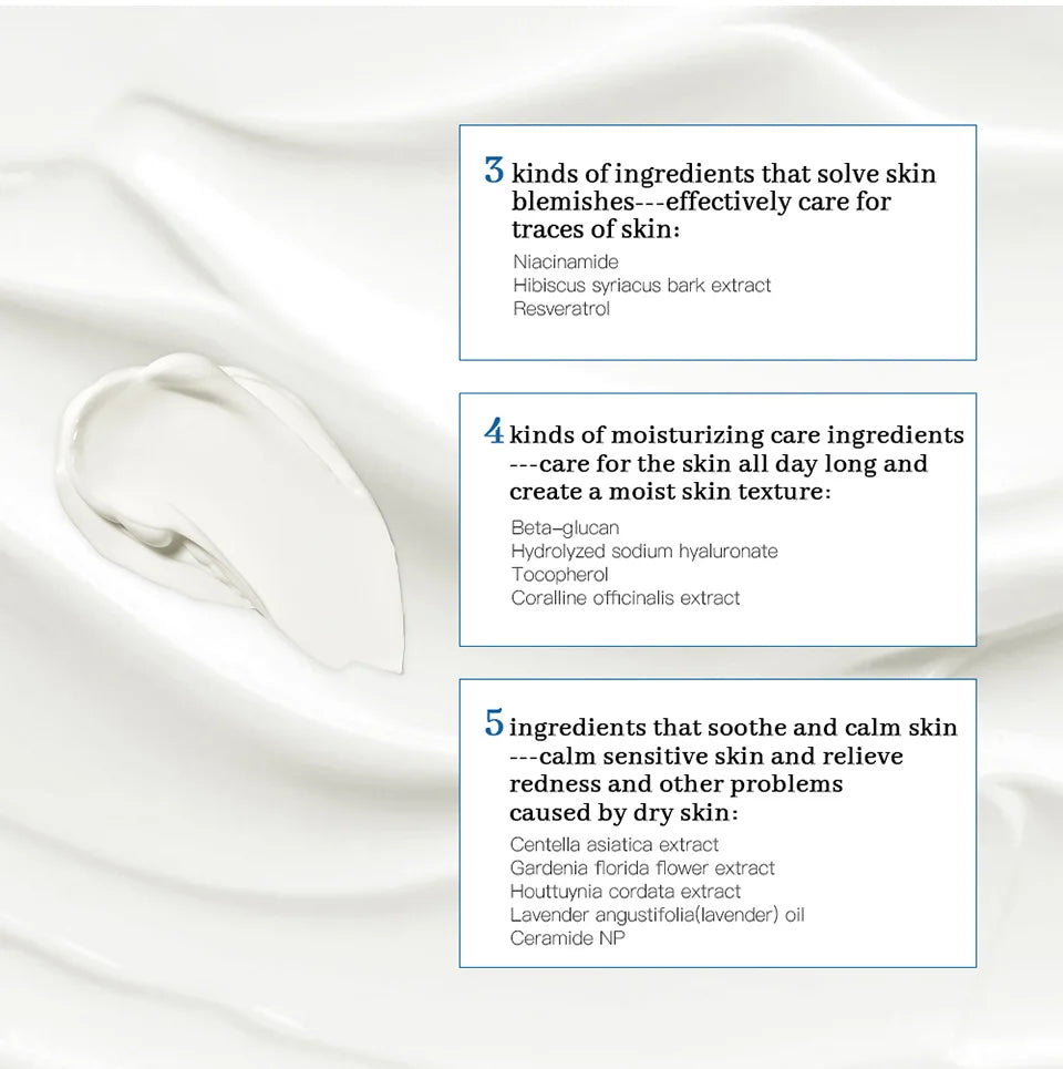 3 4 5 Relief Cream Address Blemishes Nourish The Skin And Provide Soothing Care Face Lifting Beauty Moisturizer Korean Cosmetics